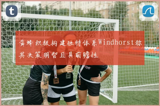 黄蜂积极构建独特体系Windhorst称其决策明智且具前瞻性